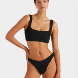 Hunza G Dallas Bikini Set - Black - Simply Beach UK