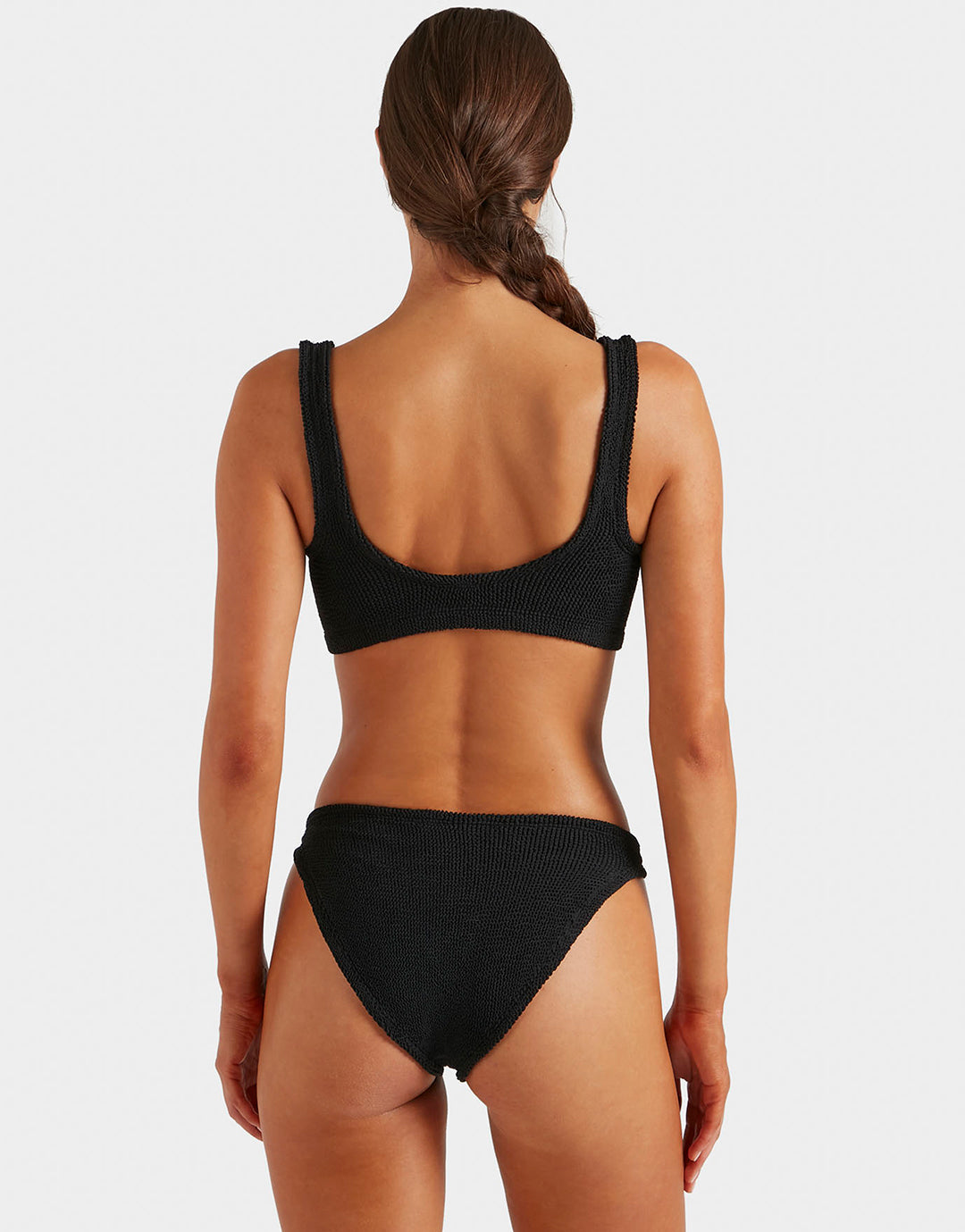 Hunza G Dallas Bikini Set - Black - Simply Beach UK