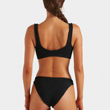 Hunza G Dallas Bikini Set - Black - Simply Beach UK