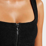 Hunza G Dallas Bikini Set - Black - Simply Beach UK