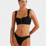 Hunza G Dallas Bikini Set - Black - Simply Beach UK