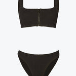 Hunza G Dallas Bikini Set - Black - Simply Beach UK