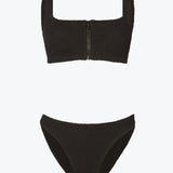 Hunza G Dallas Bikini Set - Black - Simply Beach UK