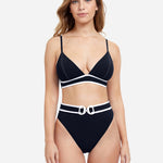 Profile California Girl Belted Bikini Pant - Black - Simply Beach UK