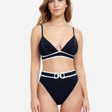 Profile California Girl Belted Bikini Pant - Black - Simply Beach UK