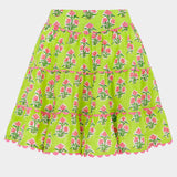 Elsie Mini Skirt - Lime Tulip - Simply Beach UK