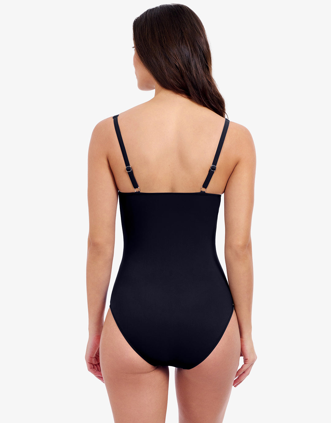 Profile Tutti Frutti Sweetheart Twist Swimsuit - Black - Simply Beach UK