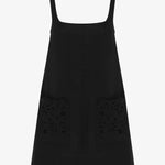 Ebony Embroidered Shift Mini Dress - Black - Simply Beach UK