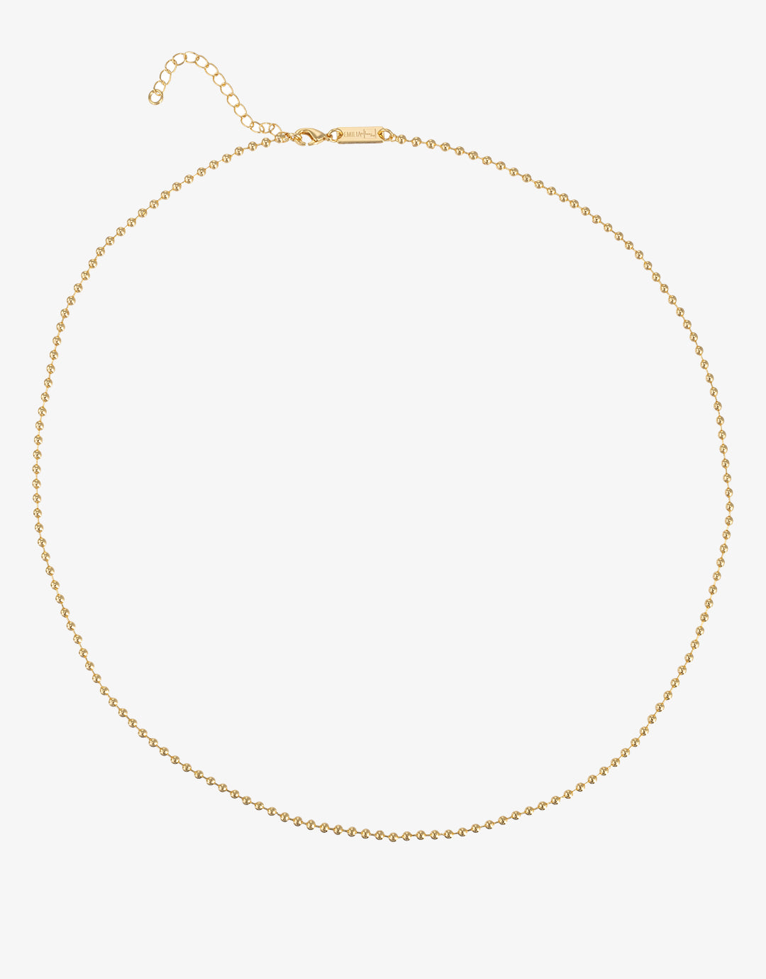 Gold Bullet Necklace - 55-60cm - Simply Beach UK