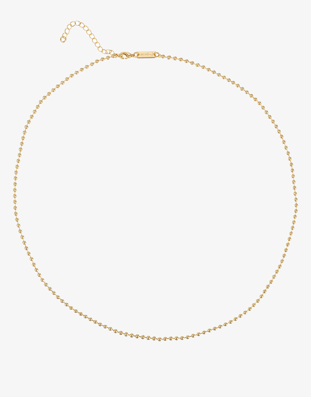 Gold Bullet Necklace - 55-60cm - Simply Beach UK