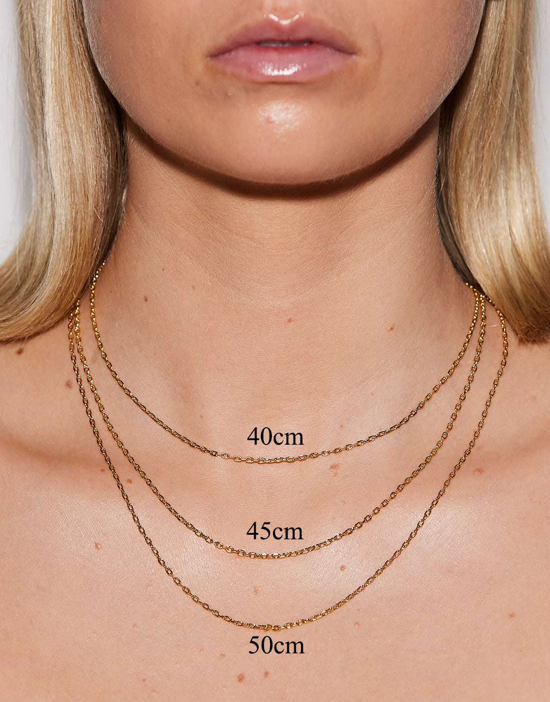 Gold Necklace - 40cm - Simply Beach UK