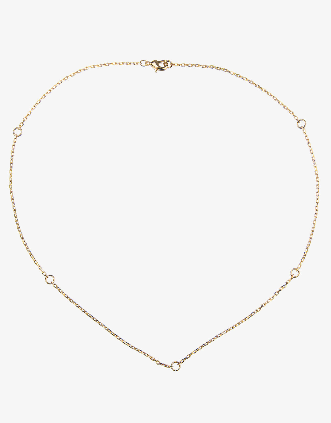 Gold Rings Necklace - Simply Beach UK