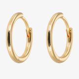 Gold Hoop Earrings - Medium - Simply Beach UK