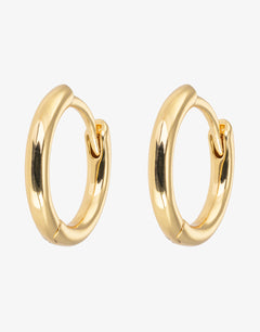 Gold Hoop Earrings - Small - Simply Beach UK