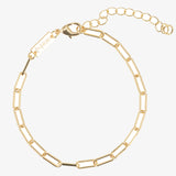 Gold Chunky Link Bracelet - 16-20cm - Simply Beach UK
