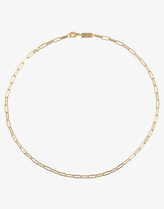 Gold Chunky Link Necklace - 50cm - Simply Beach UK
