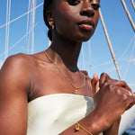 Gold Bullet Necklace - 55-60cm - Simply Beach UK