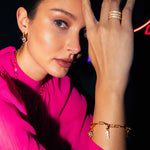 Gold Chunky Link Bracelet - 16-20cm - Simply Beach UK