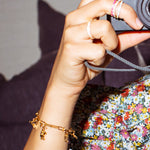 Gold Chunky Link Bracelet - 16-20cm - Simply Beach UK