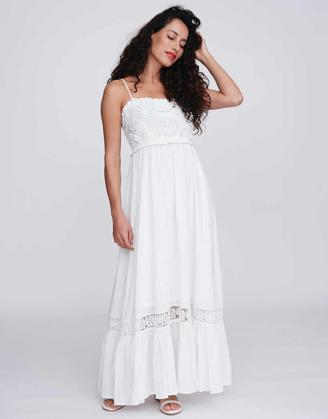 Emiliana Maxi Dress - White - Simply Beach UK