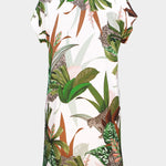 Floral Safari Beach Dress - White Jungle - Simply Beach UK