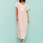 Gaia Beach Kaftan - Nude - Simply Beach UK