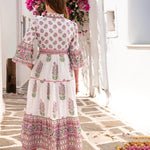 Pink City Prints Gemma Dress  - Folk Mix - Simply Beach UK