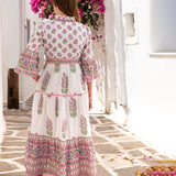 Pink City Prints Gemma Dress  - Folk Mix - Simply Beach UK