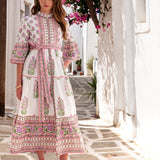 Pink City Prints Gemma Dress  - Folk Mix - Simply Beach UK