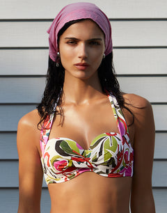 Nuria Ferrer Hana Bikini Top - Multi - Simply Beach UK