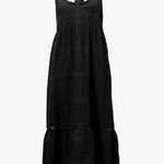 Amalfi Scoop Neck Dress - Black - Simply Beach UK