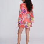 Hawaii Mini Tunic - Pink Print - Simply Beach UK