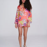 Hawaii Mini Tunic - Pink Print - Simply Beach UK