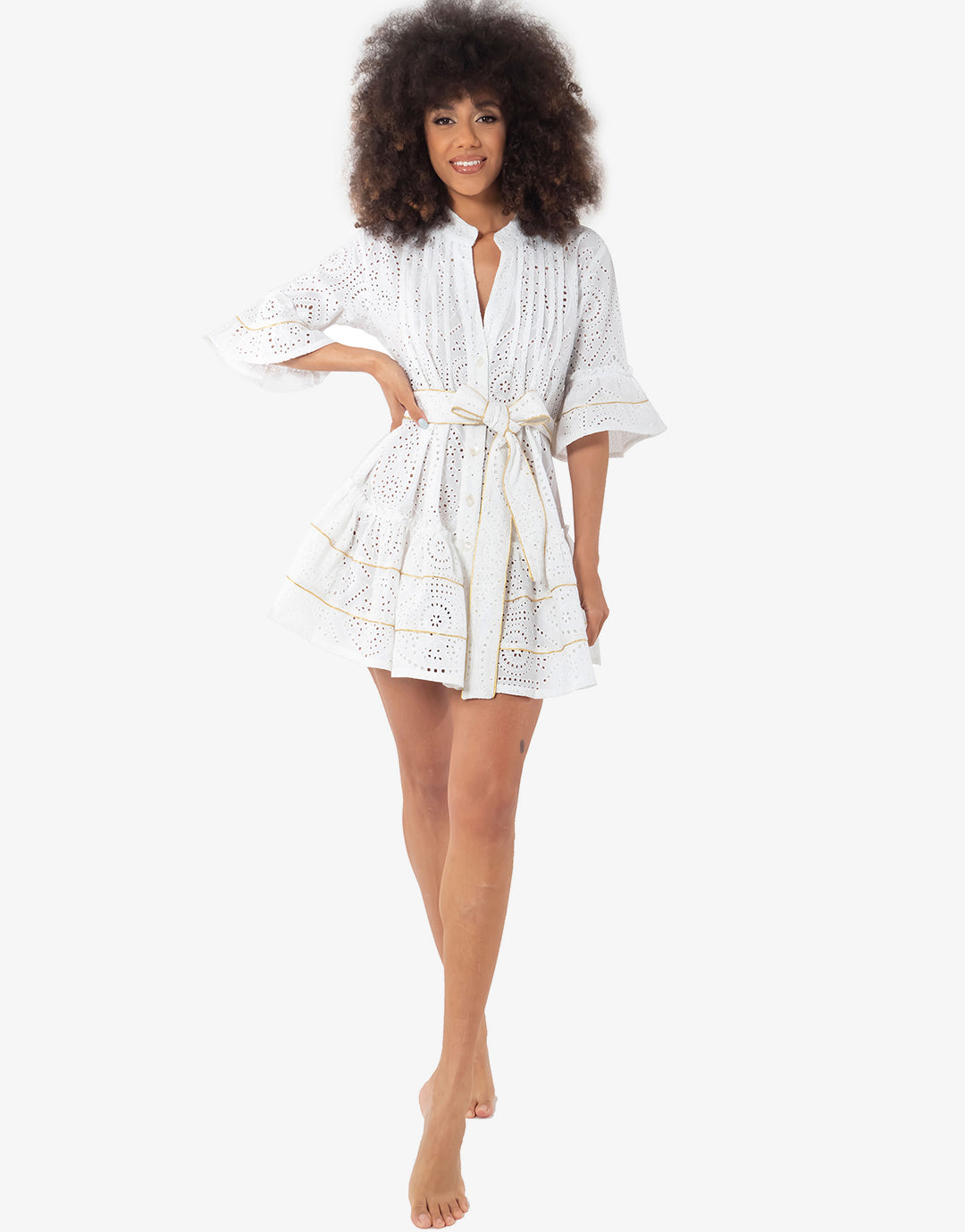 Aura Mini Dress - White - Simply Beach UK