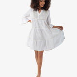 Dalia Dress - White - Simply Beach UK