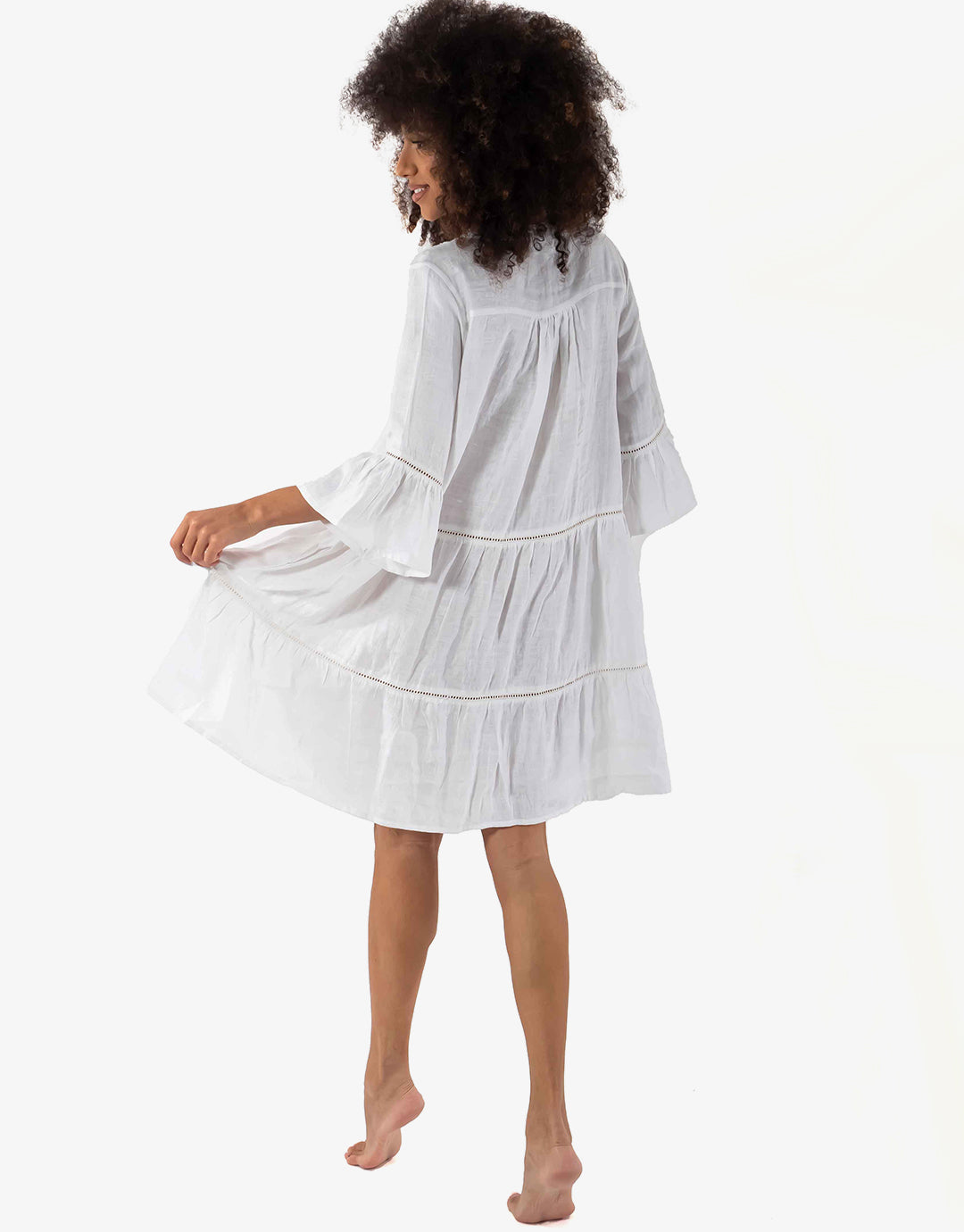 Dalia Dress - White - Simply Beach UK