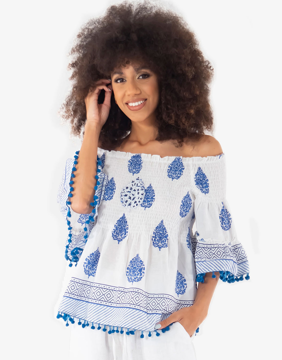 Nora Top - Blue - Simply Beach UK