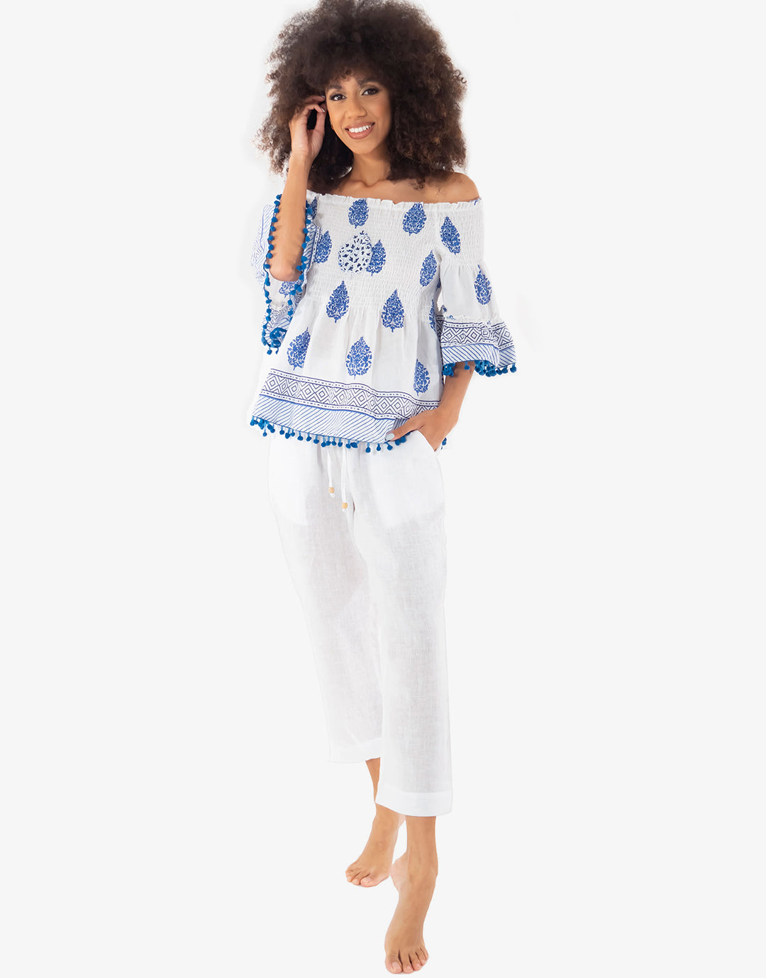 Nora Top - Blue - Simply Beach UK