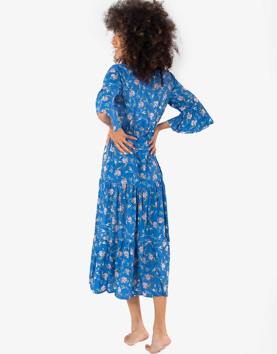 Maya Maxi Dress - Blue - Simply Beach UK