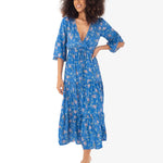 Maya Maxi Dress - Blue - Simply Beach UK