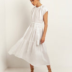 Minimal Midi Dress - White - Simply Beach UK