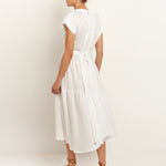 Minimal Midi Dress - White - Simply Beach UK