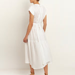Minimal Midi Dress - White - Simply Beach UK