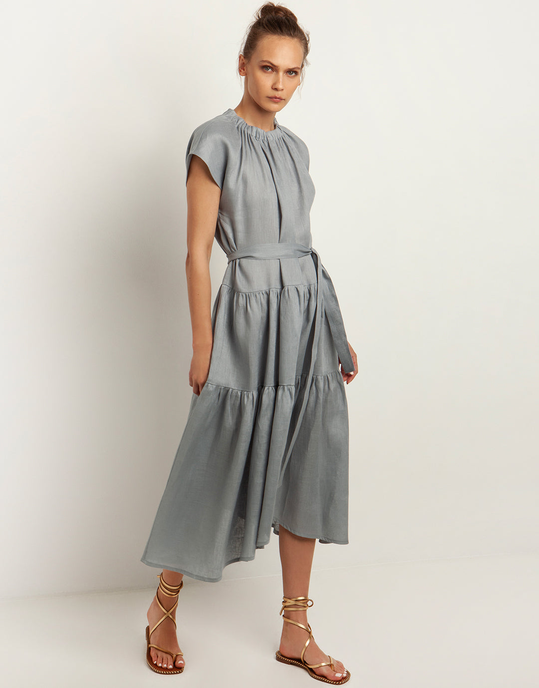 Minimal Midi Dress - Grey Minimal Midi Dress - Grey