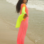 Clara Butterfly Kaftan - Hot Pink - Simply Beach UK