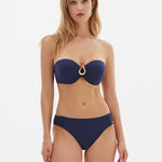 Nuria Ferrer Indira Bikini Pant - Navy - Simply Beach UK