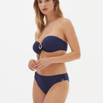 Nuria Ferrer Indira Bikini Pant - Navy - Simply Beach UK
