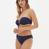Nuria Ferrer Indira Bikini Pant - Navy - Simply Beach UK