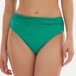 Nuria Ferrer Indira Maxi Bikini Pant - Green - Simply Beach UK