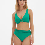 Nuria Ferrer Indira Underwired Bikini Top - Green - Simply Beach UK